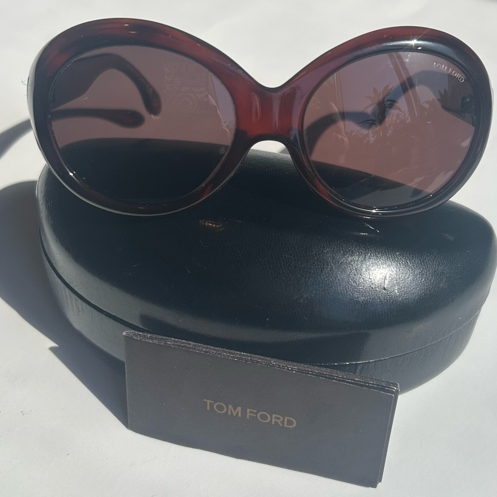 Tom Ford Emanuella Women's Brown Sunglasses TF67 Made in Italy Authentic